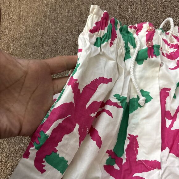 New Vintage 80s 90s SEA DRIFT Cotton Blue Tropical Swim Trunks Shorts L NOS VTG - Picture 4 of 12